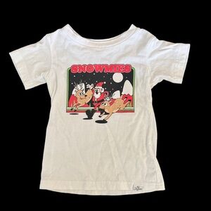 Kids White Snowmies Graphic T-Shirt